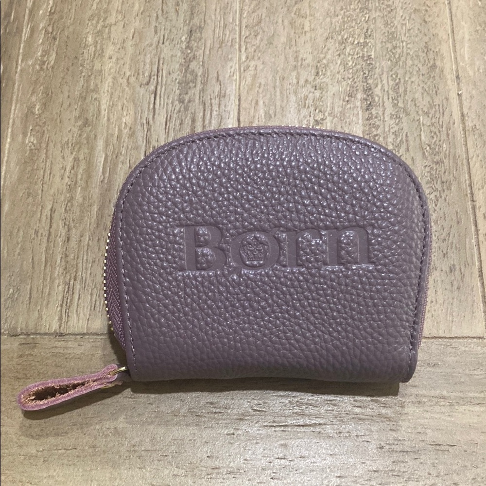 Born Lavender Leather Credit Card Wallet